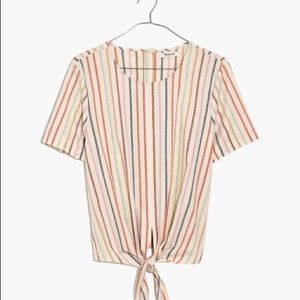 Madewell Button Back Tie Tee